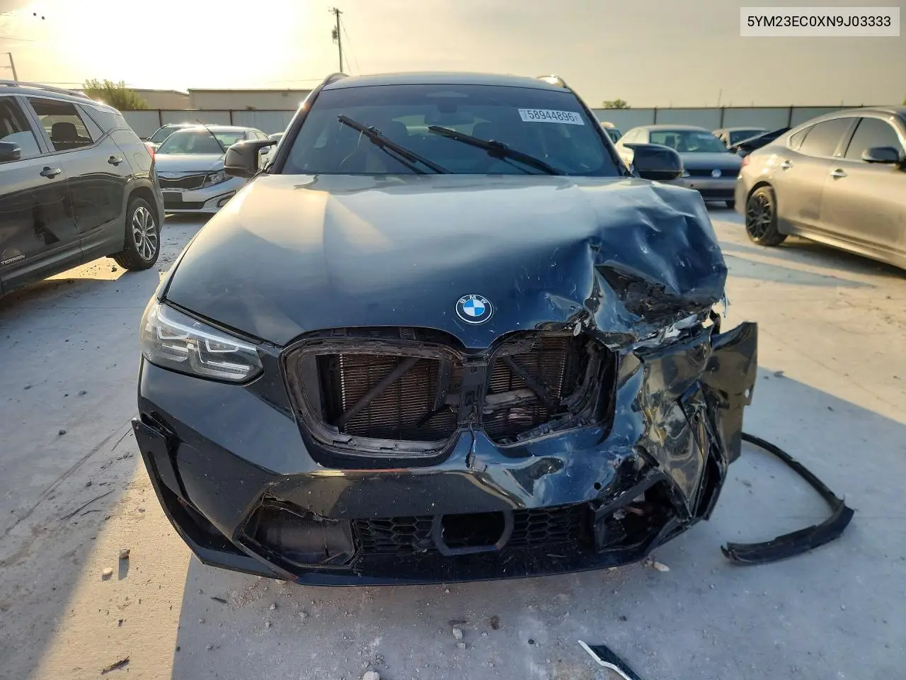 2022 BMW X4 M VIN: 5YM23EC0XN9J03333 Lot: 58944896