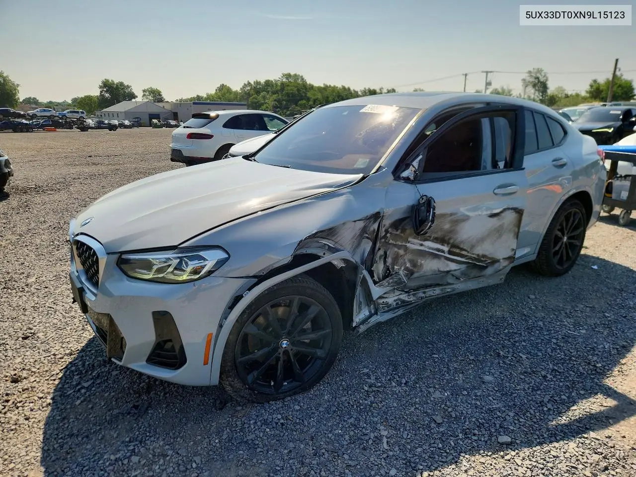 2022 BMW X4 xDrive30I VIN: 5UX33DT0XN9L15123 Lot: 59095146