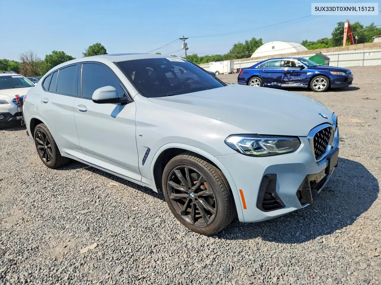 2022 BMW X4 xDrive30I VIN: 5UX33DT0XN9L15123 Lot: 59095146