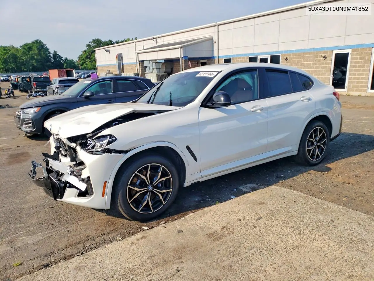 2022 BMW X4 M40I VIN: 5UX43DT00N9M41852 Lot: 60192966