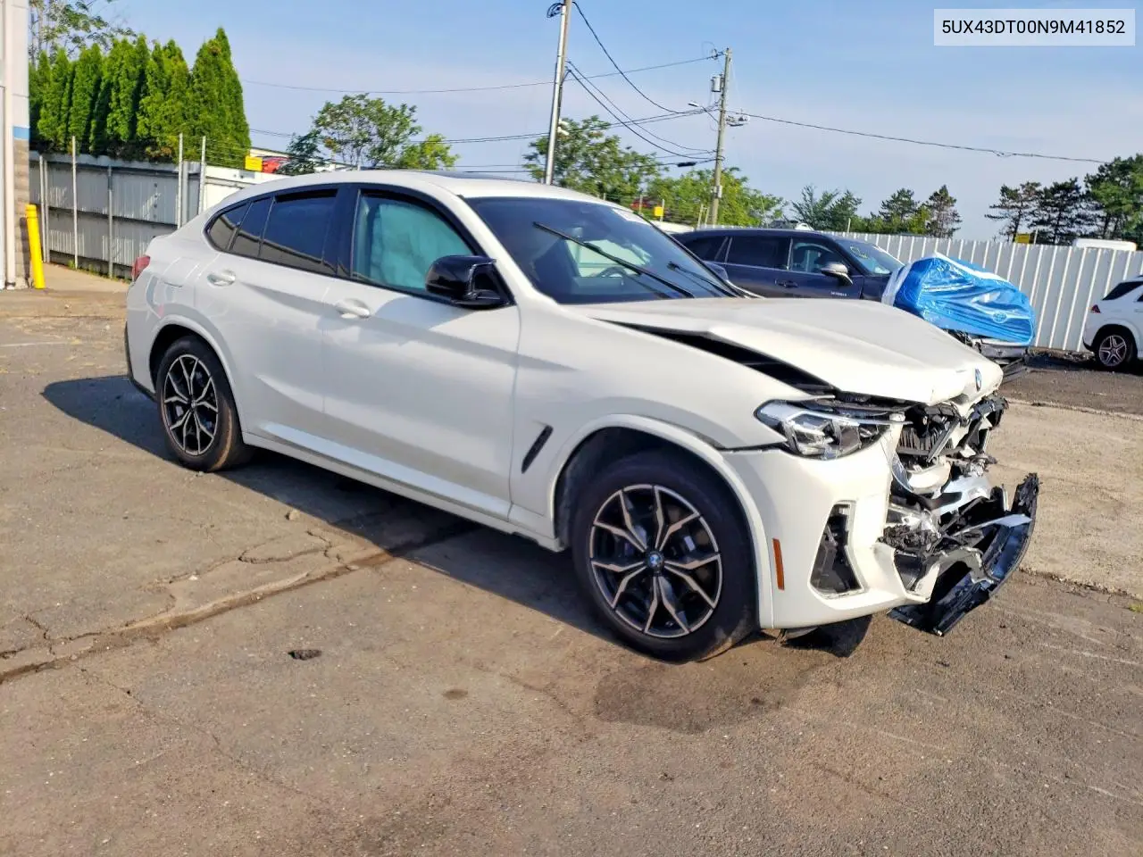 2022 BMW X4 M40I VIN: 5UX43DT00N9M41852 Lot: 60192966