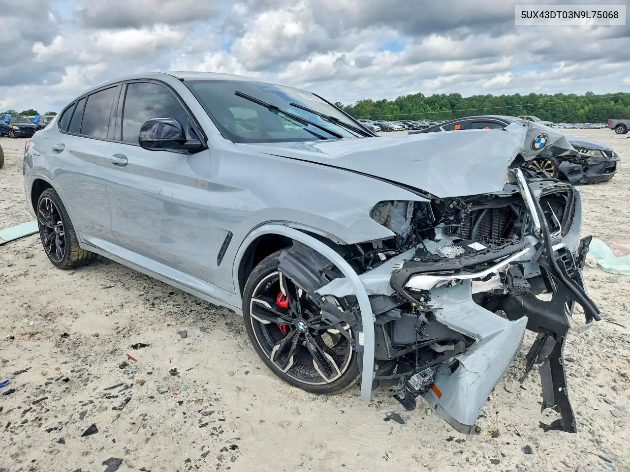 2022 BMW X4 M40I VIN: 5UX43DT03N9L75068 Lot: 61690786