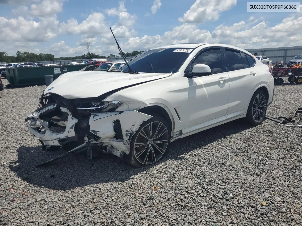 2023 BMW X4 xDrive30I VIN: 5UX33DT05P9P68360 Lot: 55079756