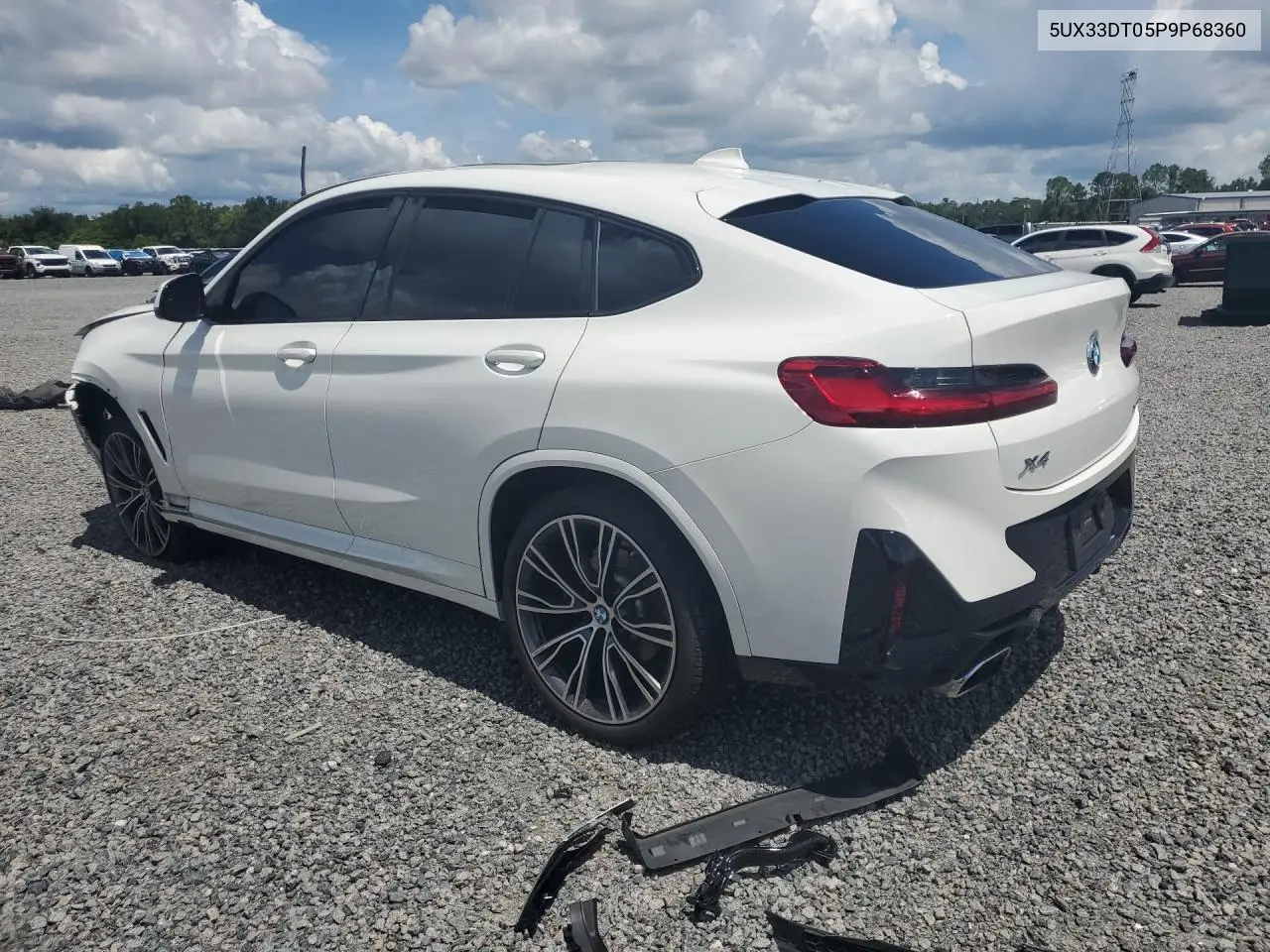 2023 BMW X4 xDrive30I VIN: 5UX33DT05P9P68360 Lot: 55079756