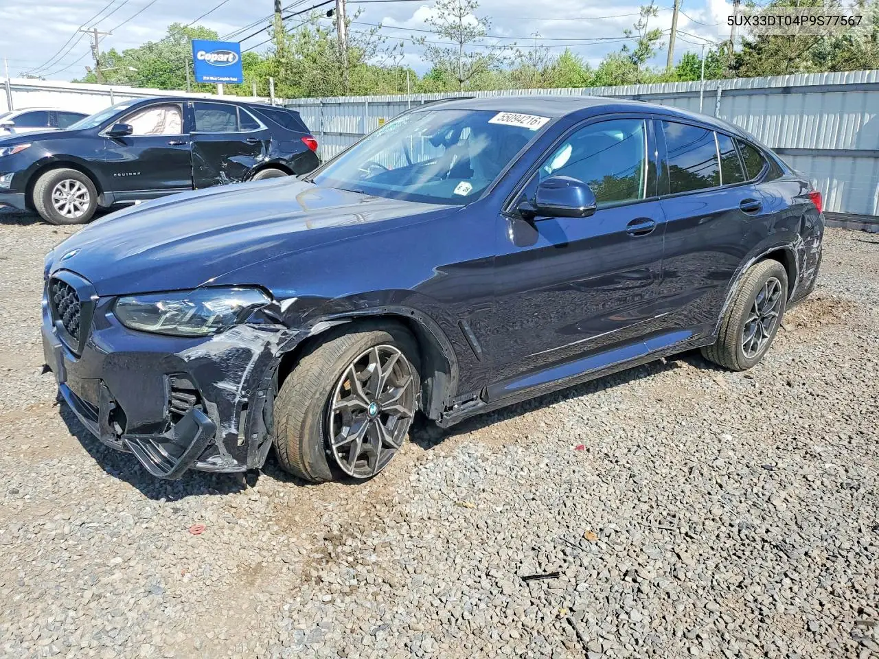 2023 BMW X4 xDrive30I VIN: 5UX33DT04P9S77567 Lot: 55094216