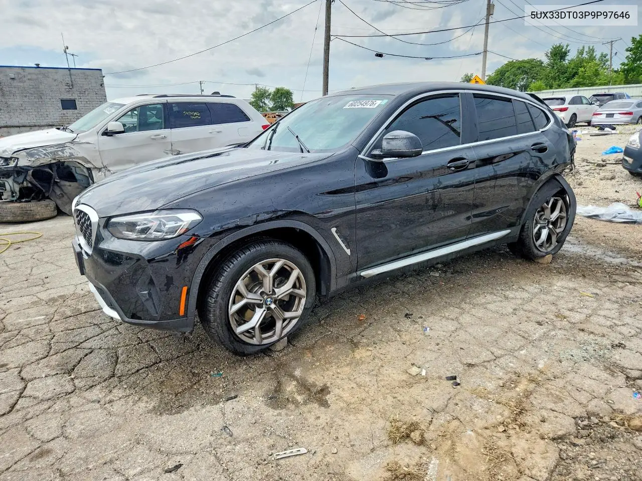 2023 BMW X4 xDrive30I VIN: 5UX33DT03P9P97646 Lot: 60254976