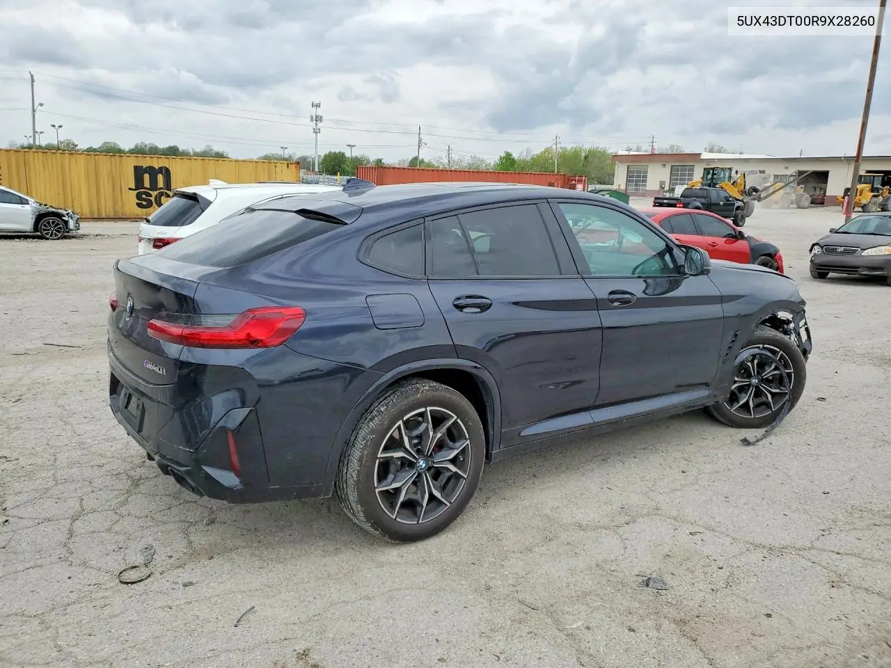 2024 BMW X4 M40I VIN: 5UX43DT00R9X28260 Lot: 50004656