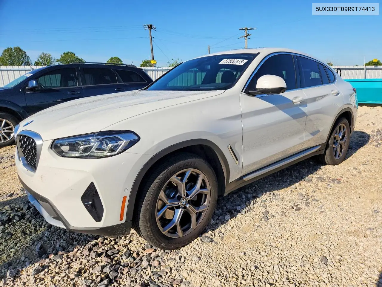 2024 BMW X4 xDrive30I VIN: 5UX33DT09R9T74413 Lot: 52826376