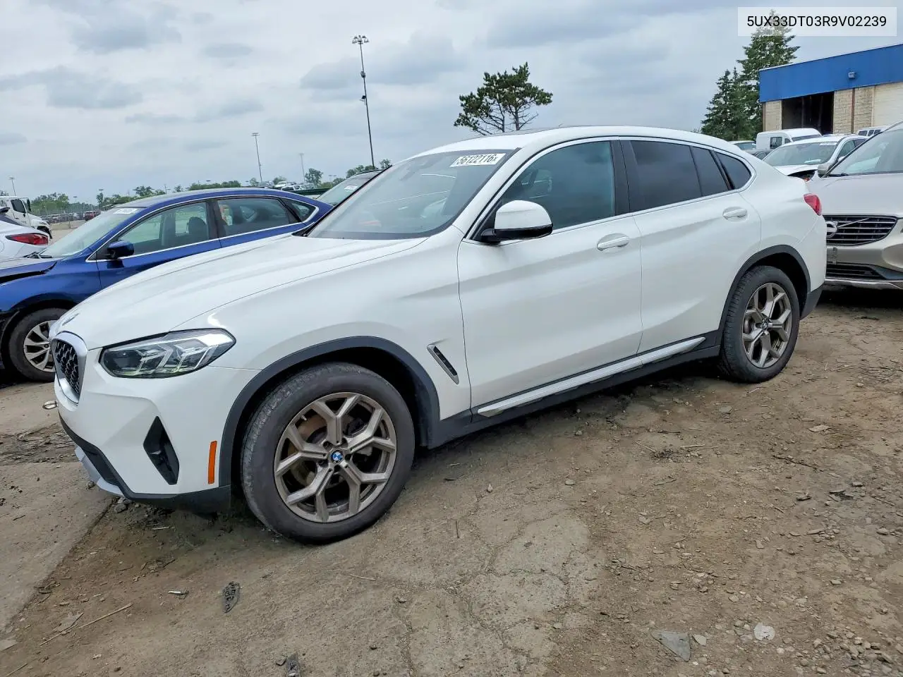 2024 BMW X4 xDrive30I VIN: 5UX33DT03R9V02239 Lot: 56122116