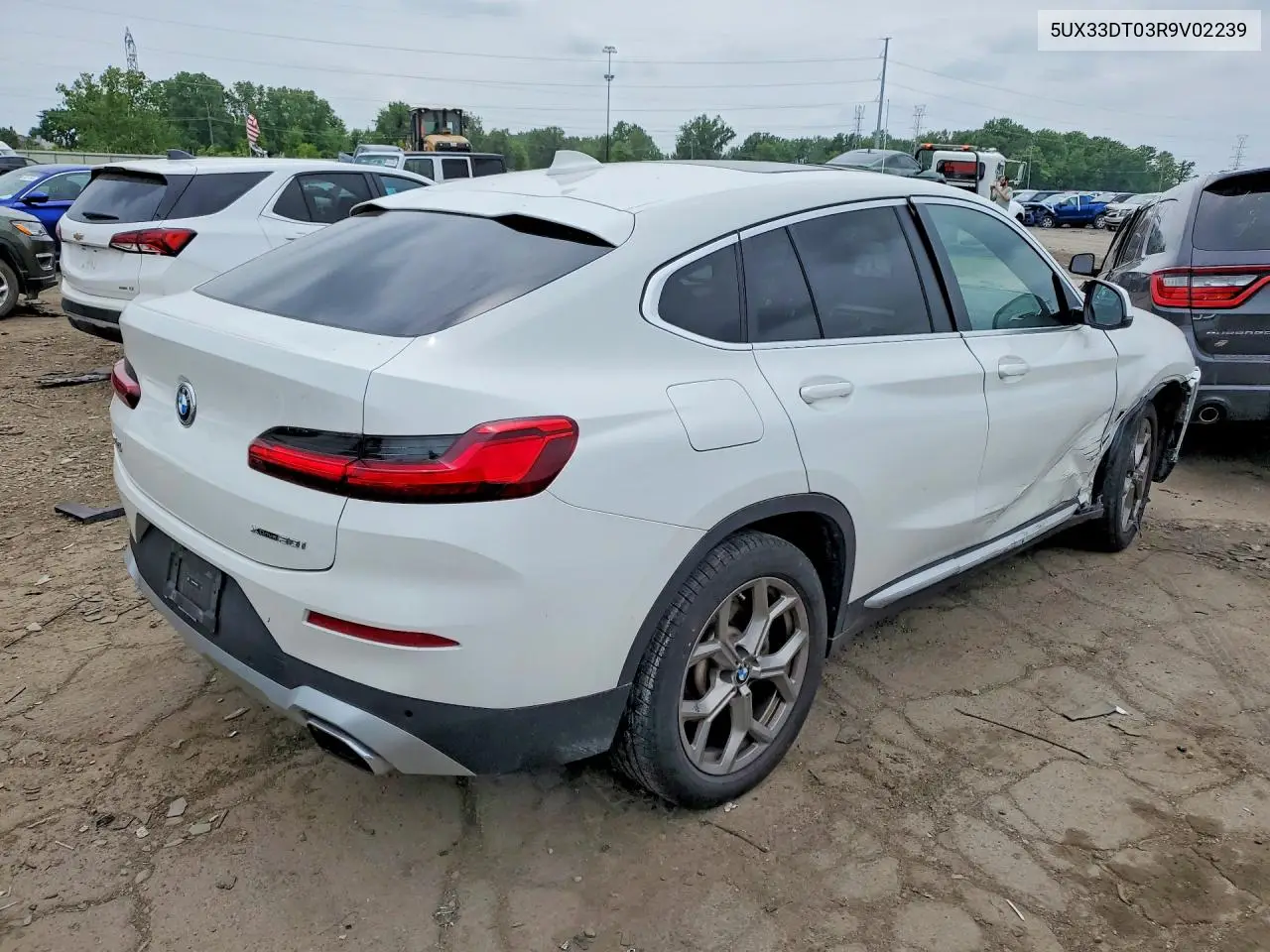 2024 BMW X4 xDrive30I VIN: 5UX33DT03R9V02239 Lot: 56122116