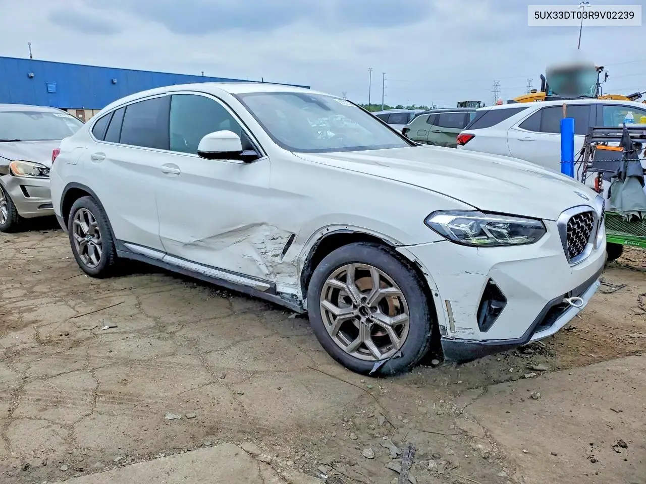 2024 BMW X4 xDrive30I VIN: 5UX33DT03R9V02239 Lot: 56122116