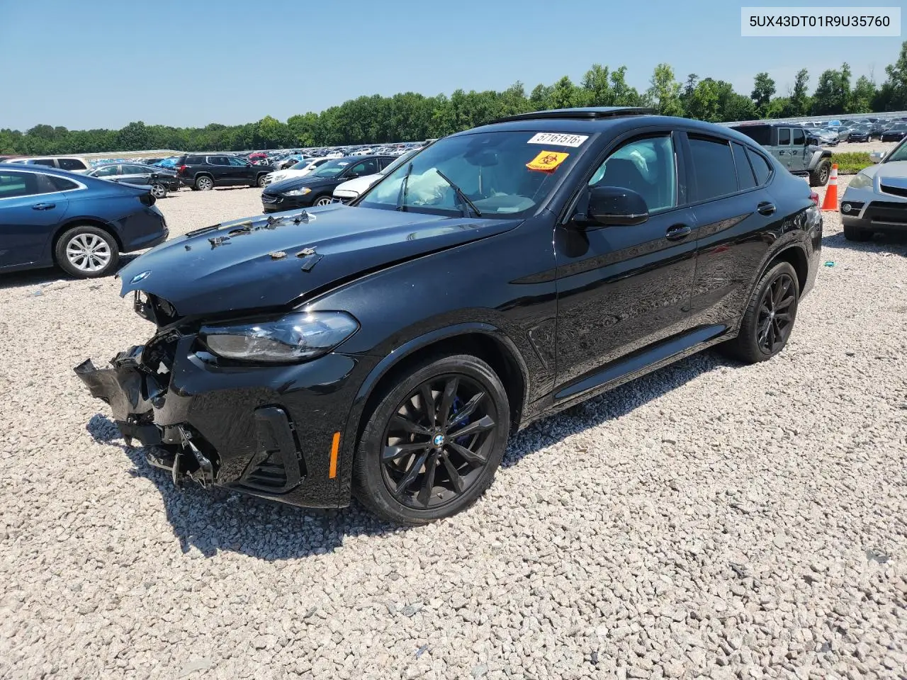 2024 BMW X4 M40I VIN: 5UX43DT01R9U35760 Lot: 57161516