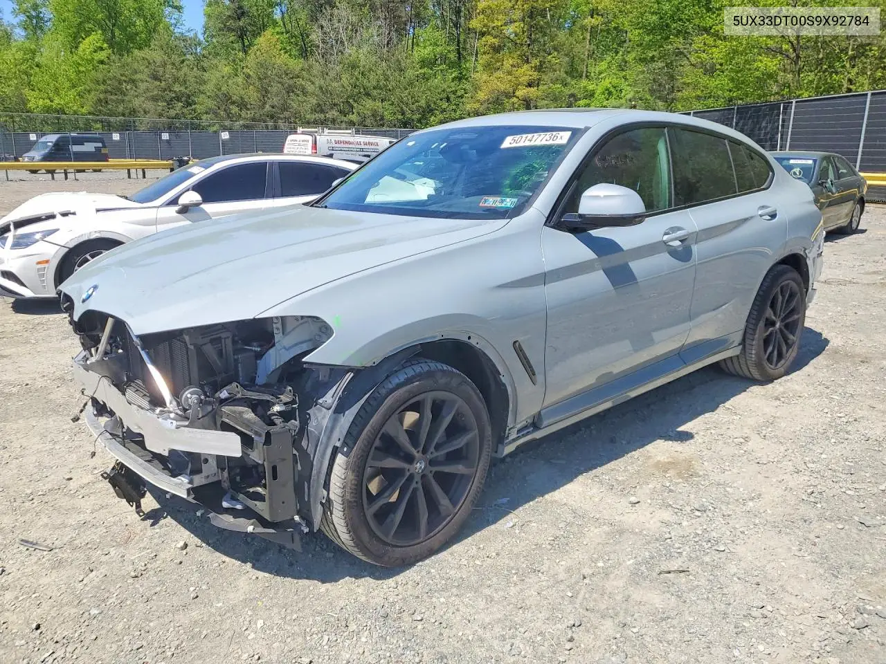 2025 BMW X4 xDrive30I VIN: 5UX33DT00S9X92784 Lot: 50147736