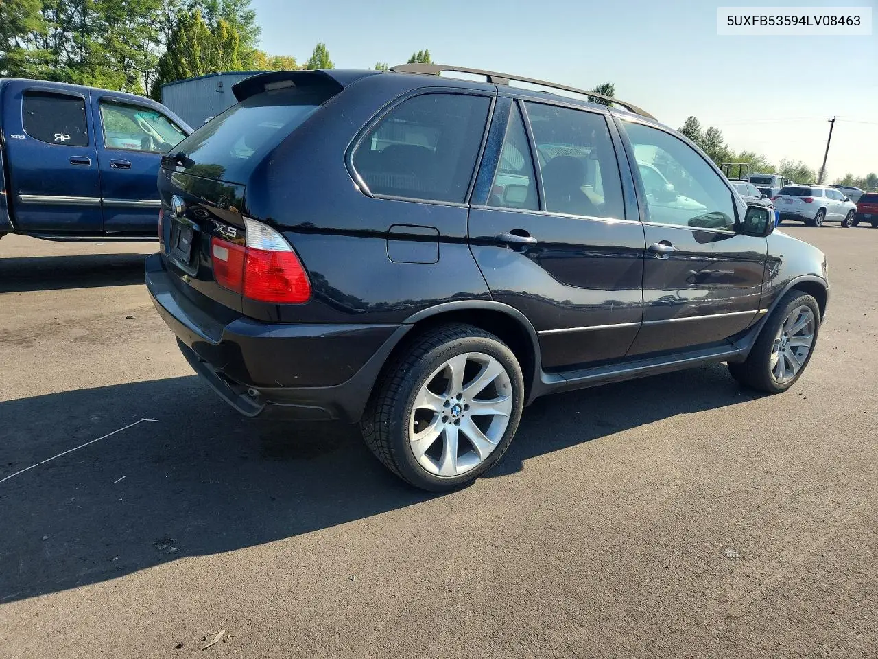 2004 BMW X5 4.4I VIN: 5UXFB53594LV08463 Lot: 61948246