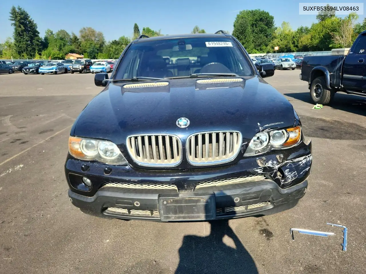 2004 BMW X5 4.4I VIN: 5UXFB53594LV08463 Lot: 61948246
