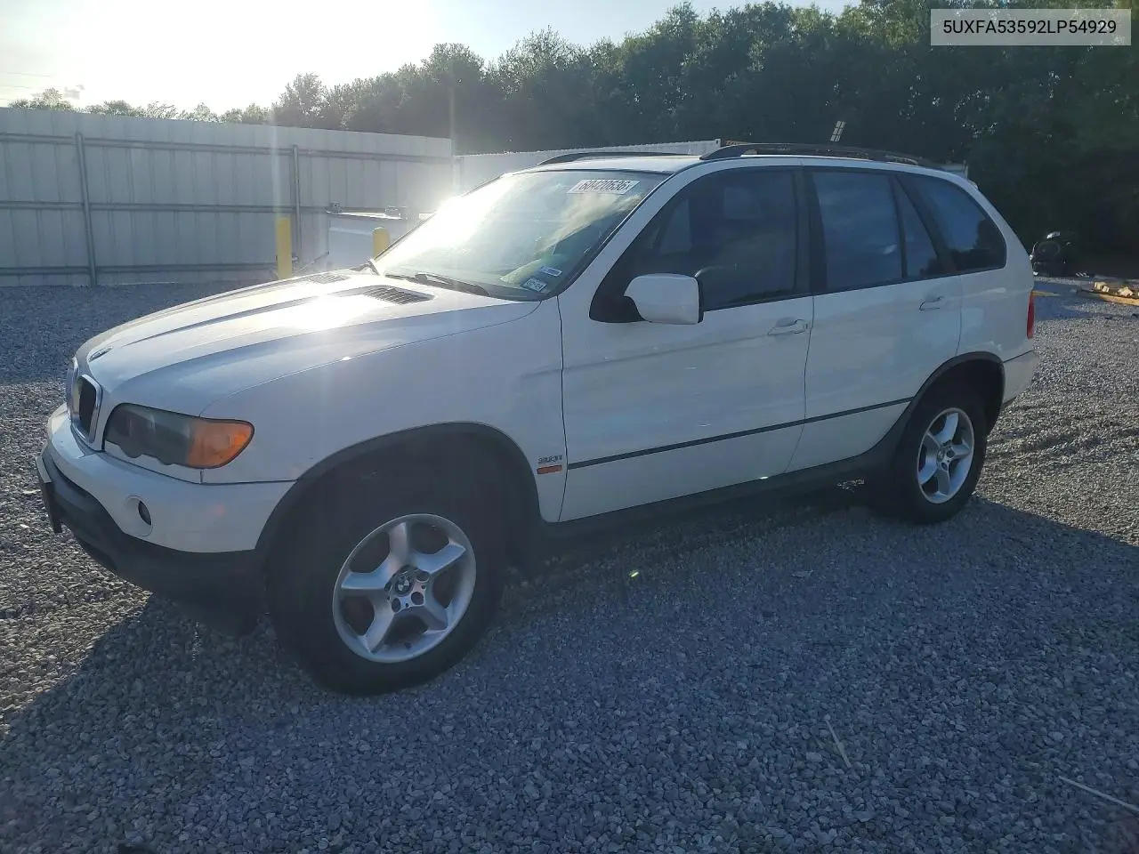 2007 BMW X5 VIN: 5UXFA53592LP54929 Lot: 60420636