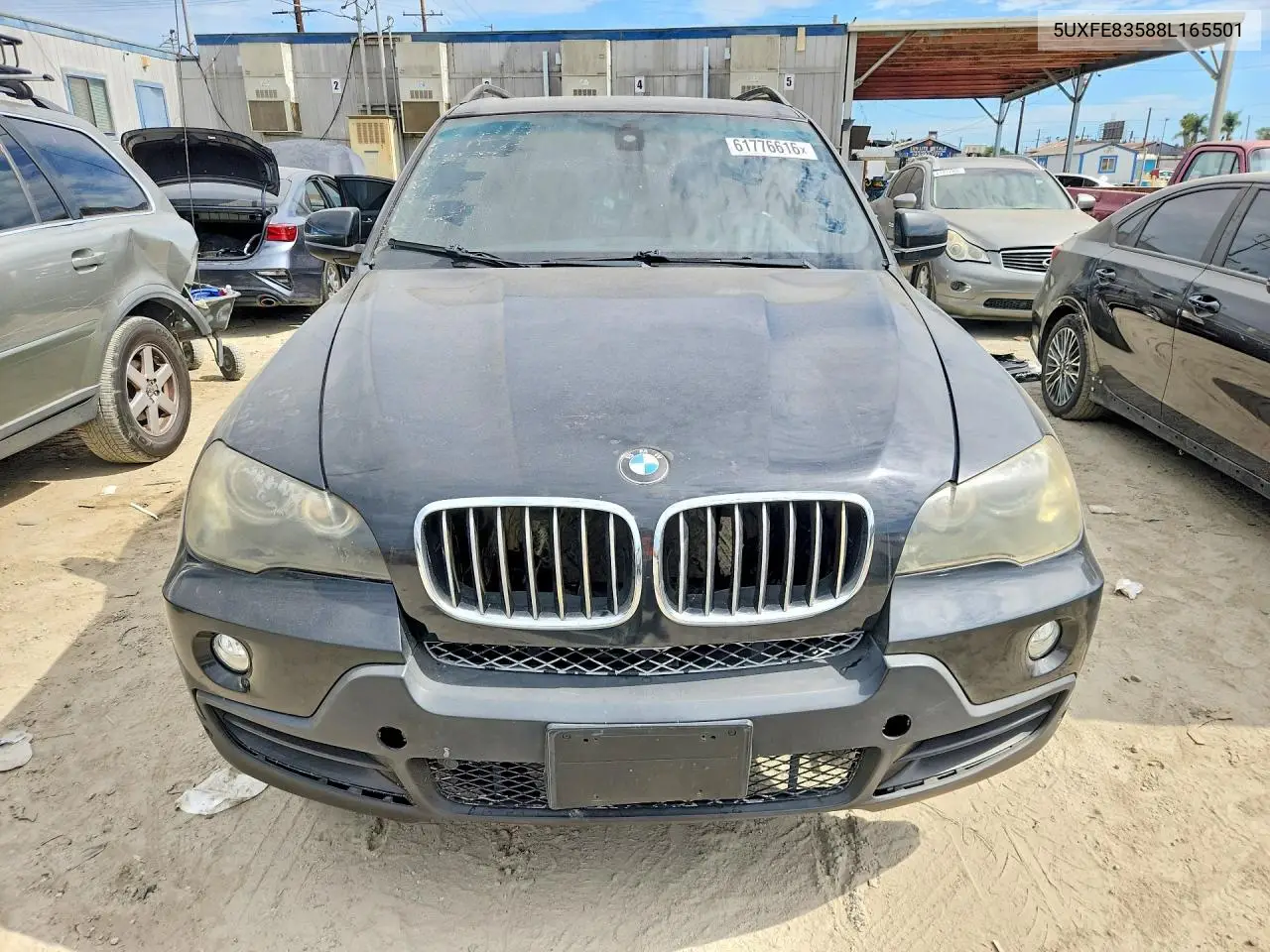 2008 BMW X5 4.8I VIN: 5UXFE83588L165501 Lot: 61776616