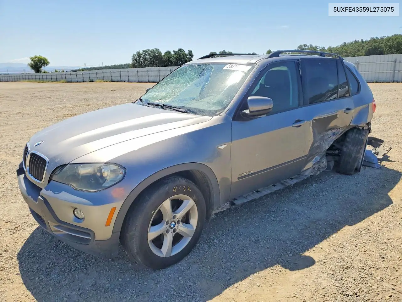 2009 BMW X5 xDrive30I VIN: 5UXFE43559L275075 Lot: 58318916