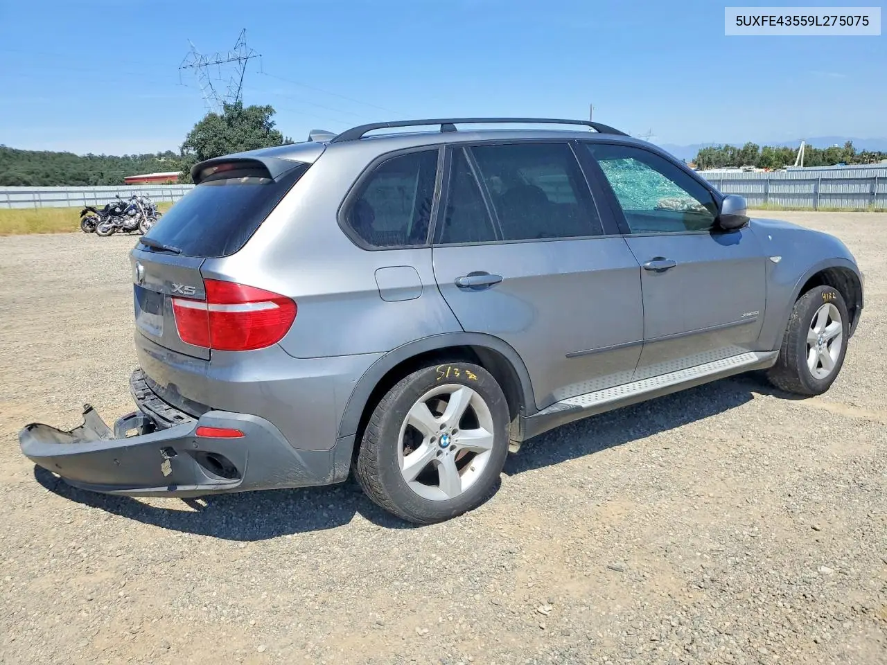 2009 BMW X5 xDrive30I VIN: 5UXFE43559L275075 Lot: 58318916