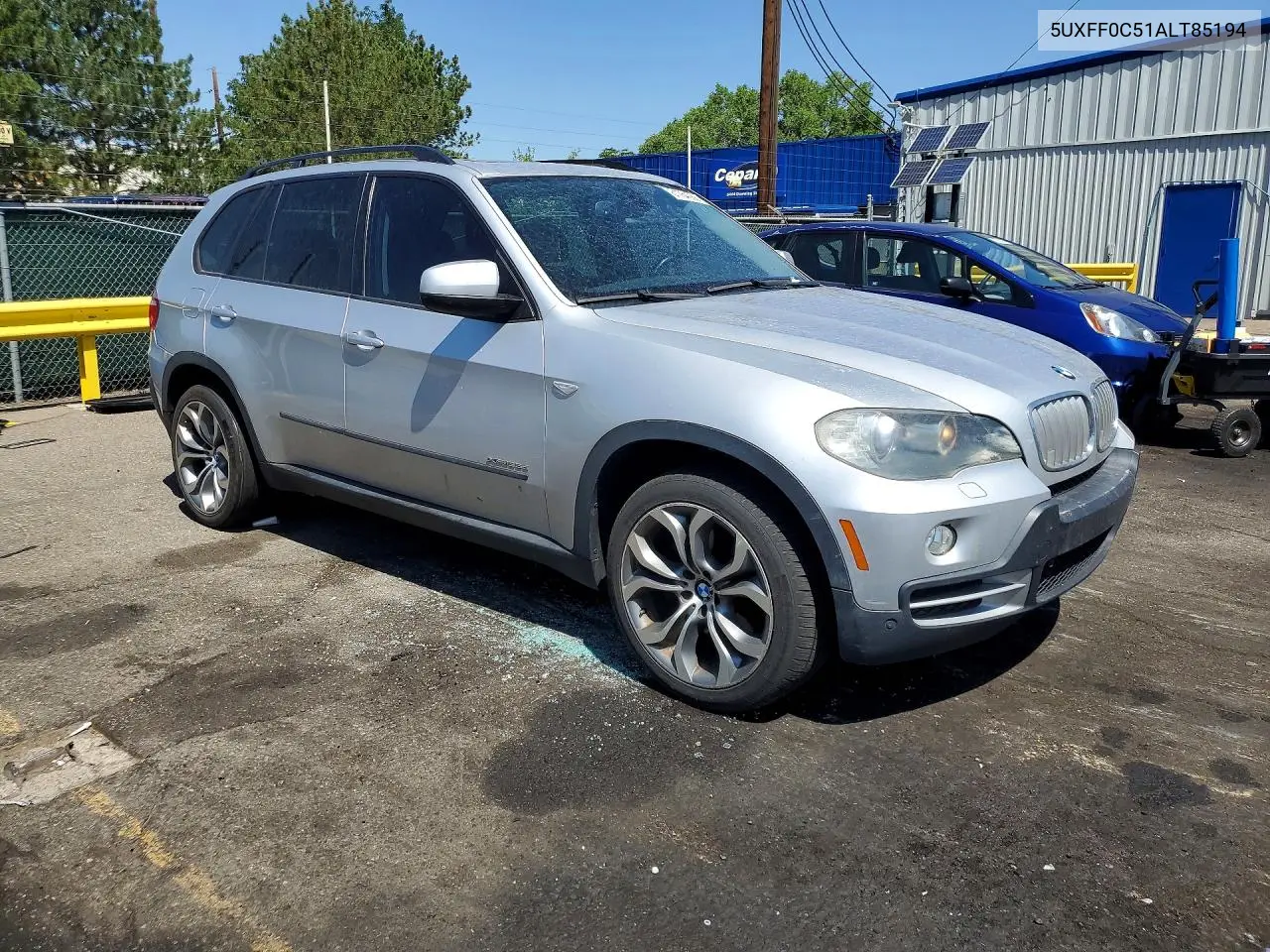 2010 BMW X5 xDrive35D VIN: 5UXFF0C51ALT85194 Lot: 61764066
