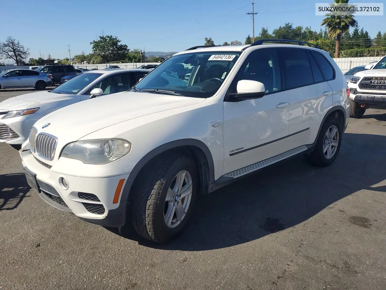 2011 BMW X5 xDrive35D VIN: 5UXZW0C56BL372102 Lot: 54842136