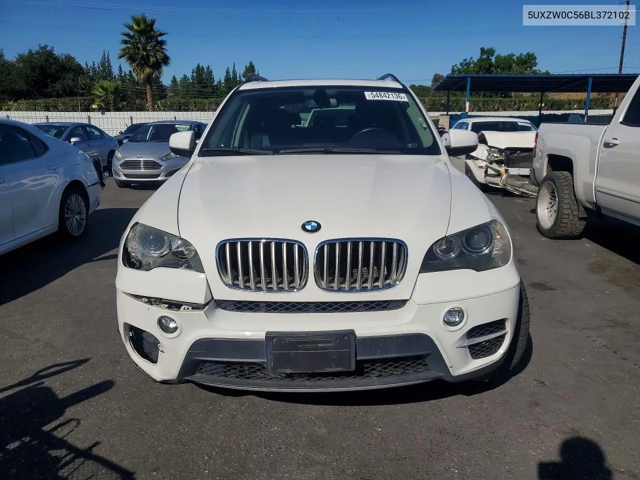 2011 BMW X5 xDrive35D VIN: 5UXZW0C56BL372102 Lot: 54842136