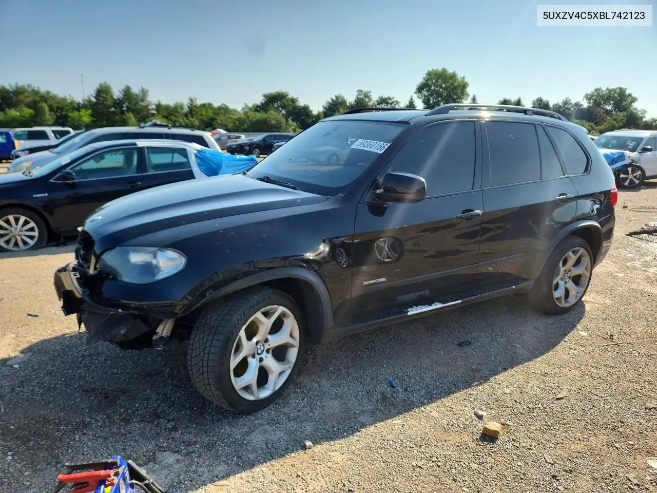 2011 BMW X5 xDrive35I VIN: 5UXZV4C5XBL742123 Lot: 59360166