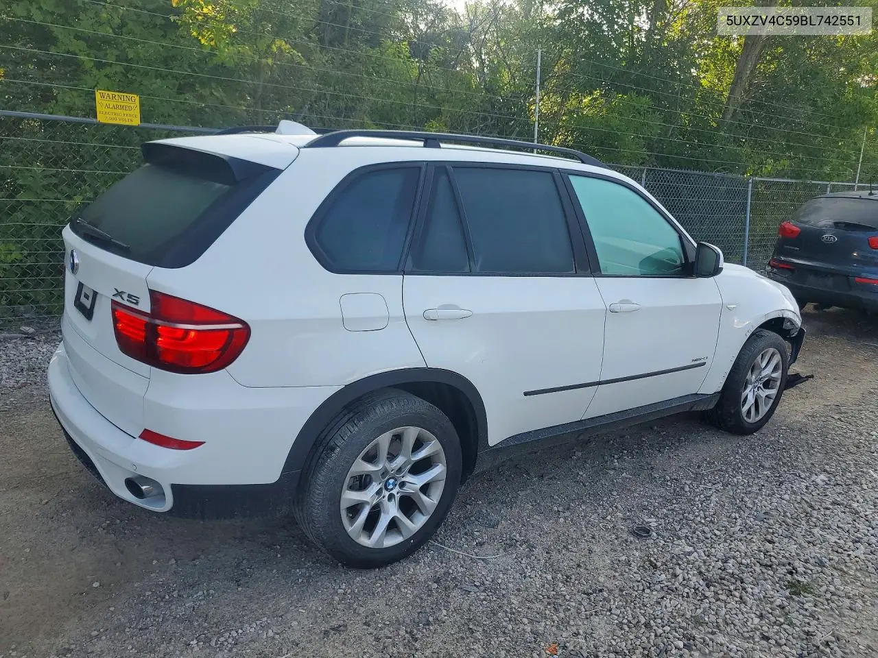 2011 BMW X5 xDrive35I VIN: 5UXZV4C59BL742551 Lot: 61670466