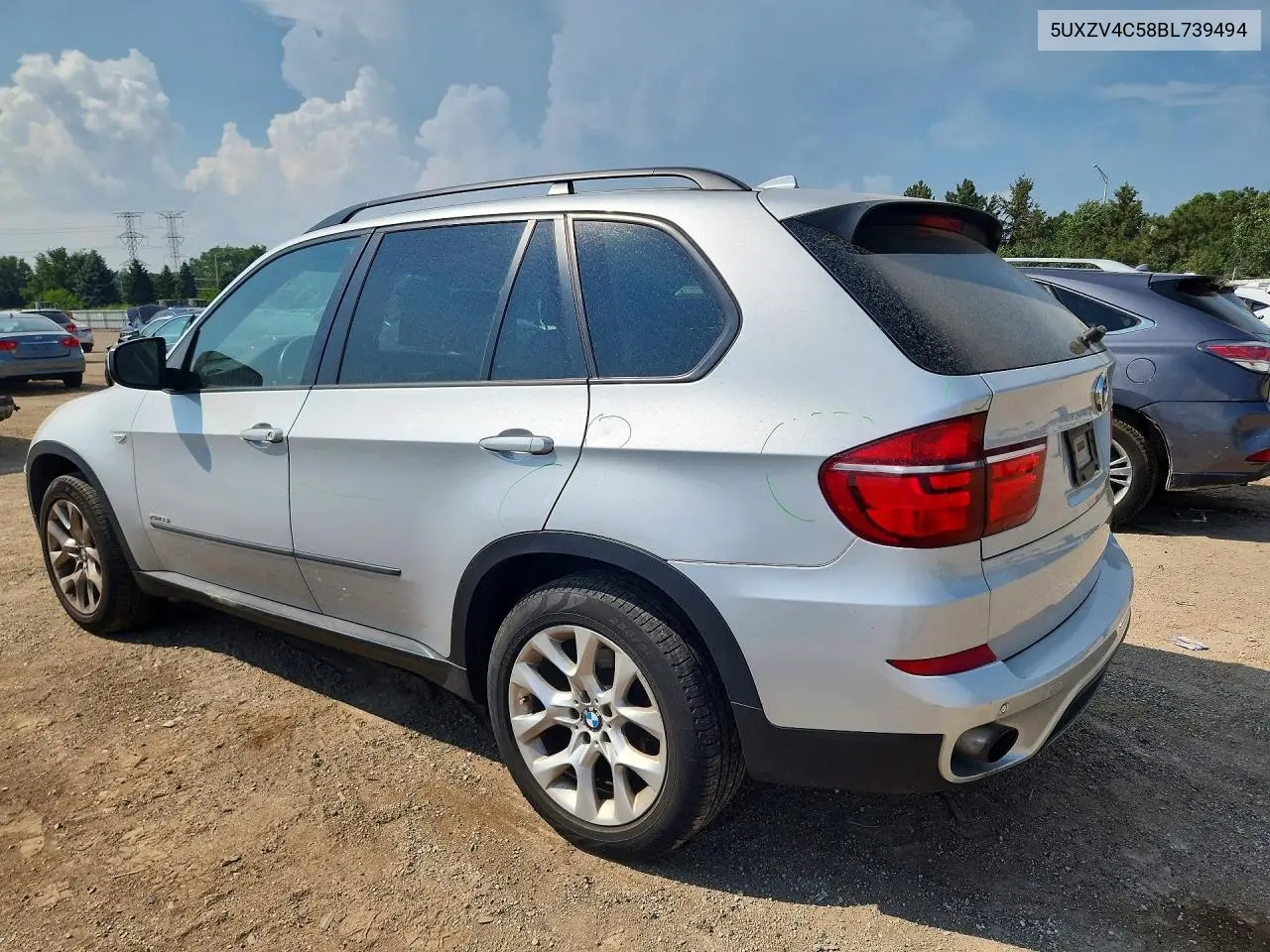 2011 BMW X5 xDrive35I VIN: 5UXZV4C58BL739494 Lot: 61698946