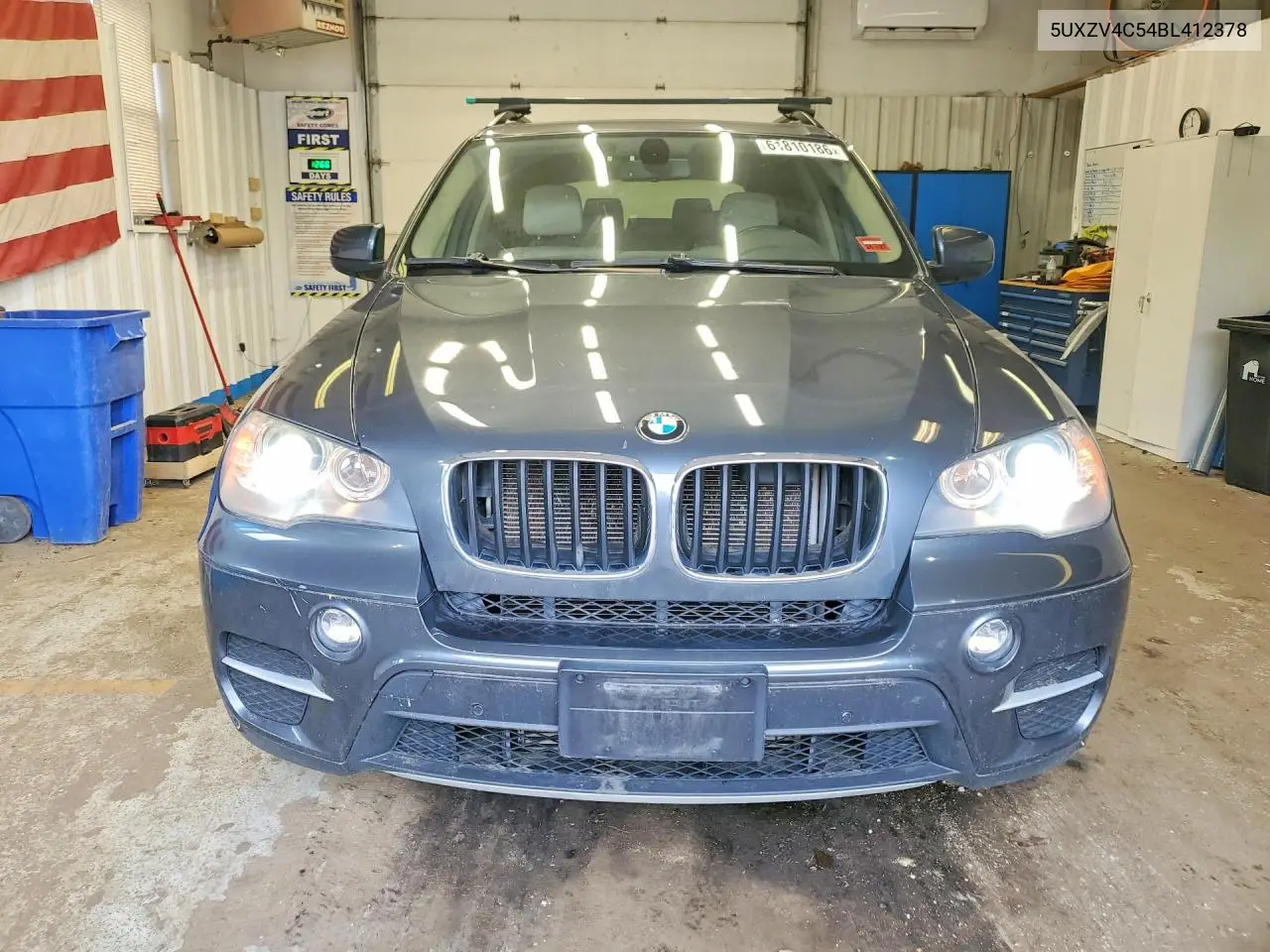 2011 BMW X5 xDrive35I VIN: 5UXZV4C54BL412378 Lot: 61810186