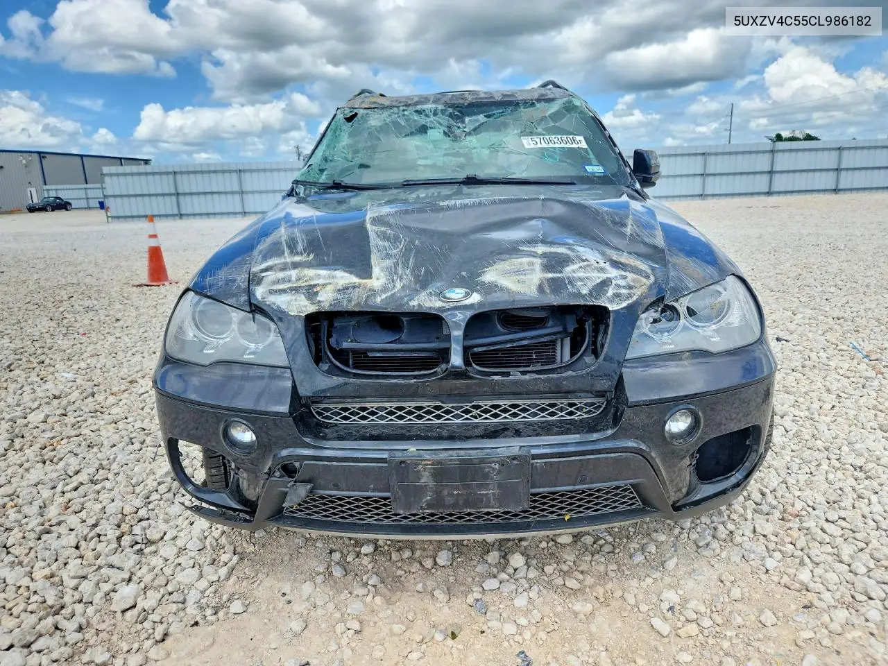 2012 BMW X5 xDrive35I VIN: 5UXZV4C55CL986182 Lot: 57063606