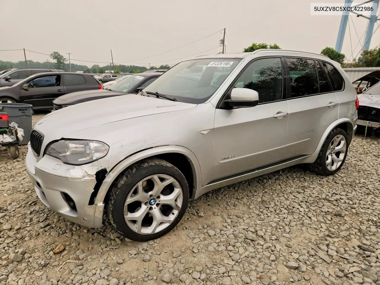 2012 BMW X5 xDrive50I VIN: 5UXZV8C5XCL422986 Lot: 61326196