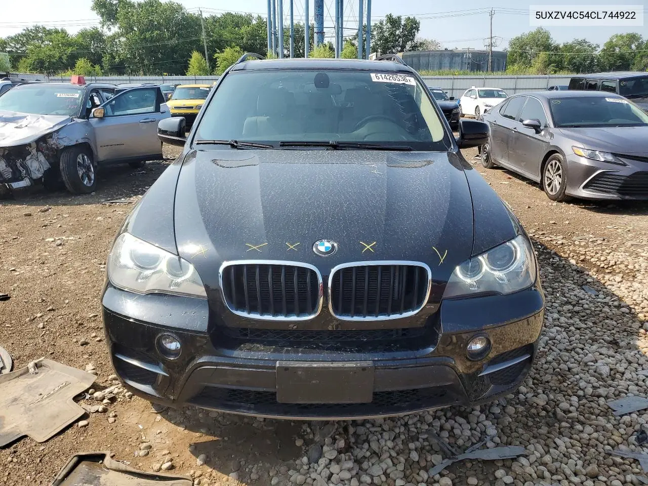 2012 BMW X5 xDrive35I VIN: 5UXZV4C54CL744922 Lot: 61426536