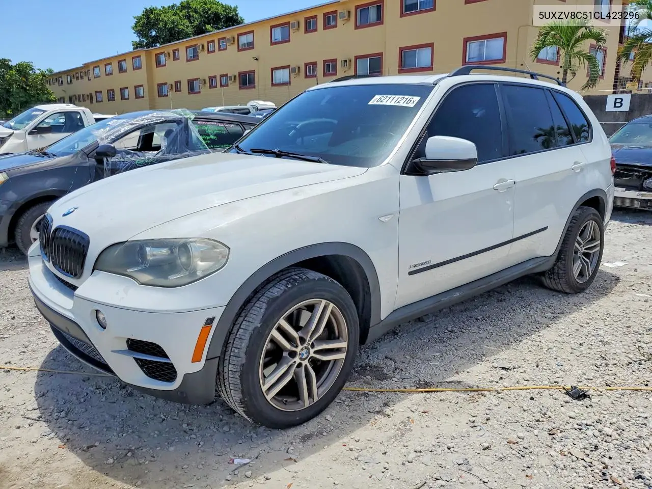2012 BMW X5 xDrive50I VIN: 5UXZV8C51CL423296 Lot: 62111216