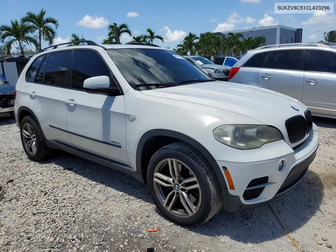 2012 BMW X5 xDrive50I VIN: 5UXZV8C51CL423296 Lot: 62111216
