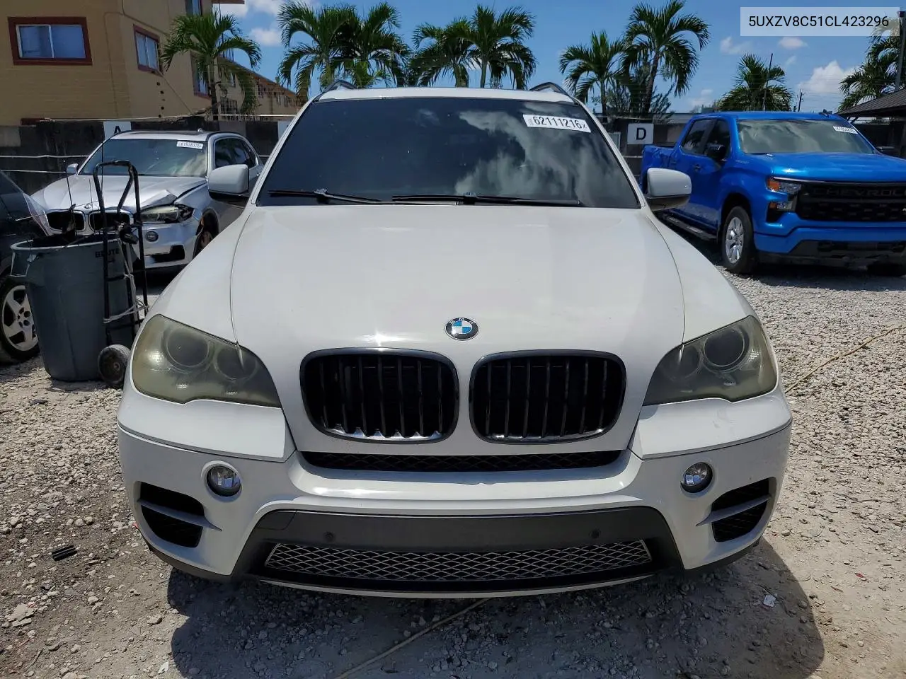 2012 BMW X5 xDrive50I VIN: 5UXZV8C51CL423296 Lot: 62111216