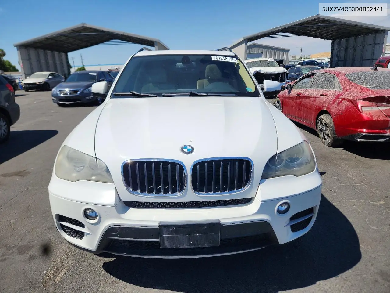 2013 BMW X5 xDrive35I VIN: 5UXZV4C53D0B02441 Lot: 61918376