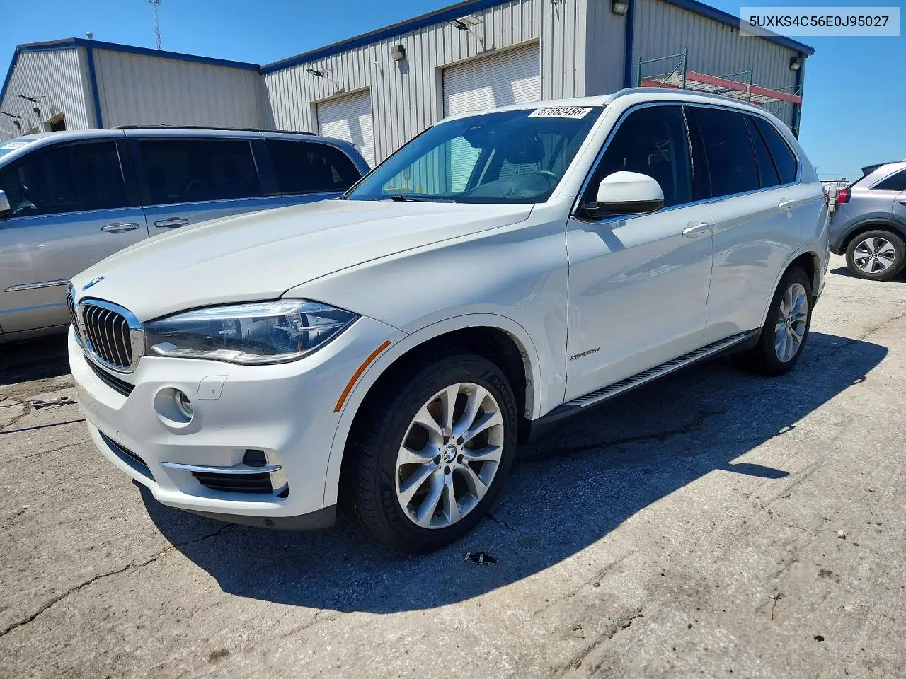 2014 BMW X5 xDrive35D VIN: 5UXKS4C56E0J95027 Lot: 57862486