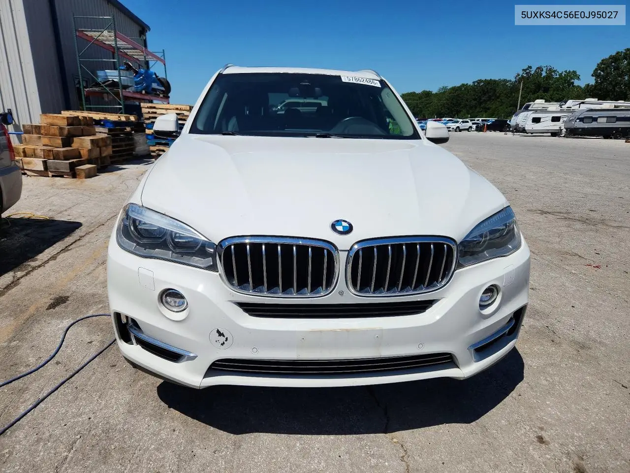 2014 BMW X5 xDrive35D VIN: 5UXKS4C56E0J95027 Lot: 57862486