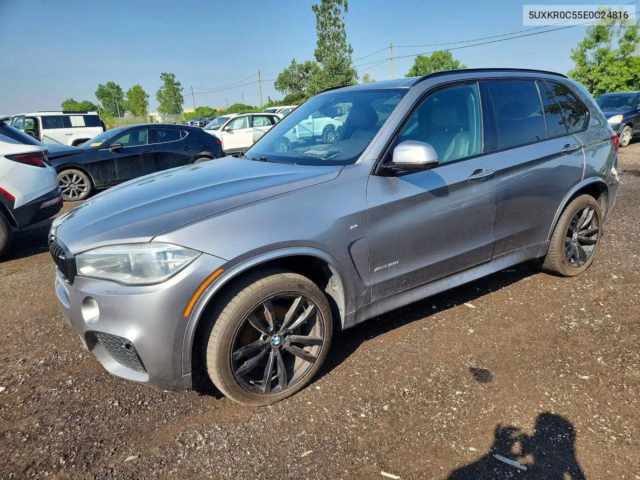 2014 BMW X5 xDrive35I VIN: 5UXKR0C55E0C24816 Lot: 60138566