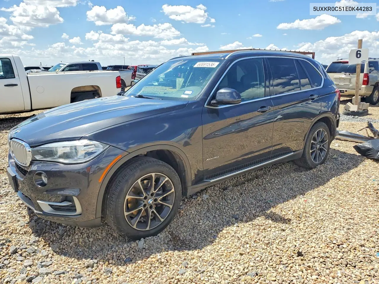 2014 BMW X5 xDrive35I VIN: 5UXKR0C51E0K44283 Lot: 60891536