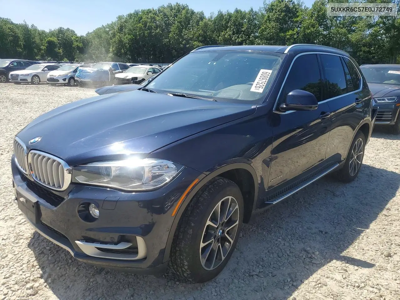 2014 BMW X5 xDrive50I VIN: 5UXKR6C57E0J72749 Lot: 60897526