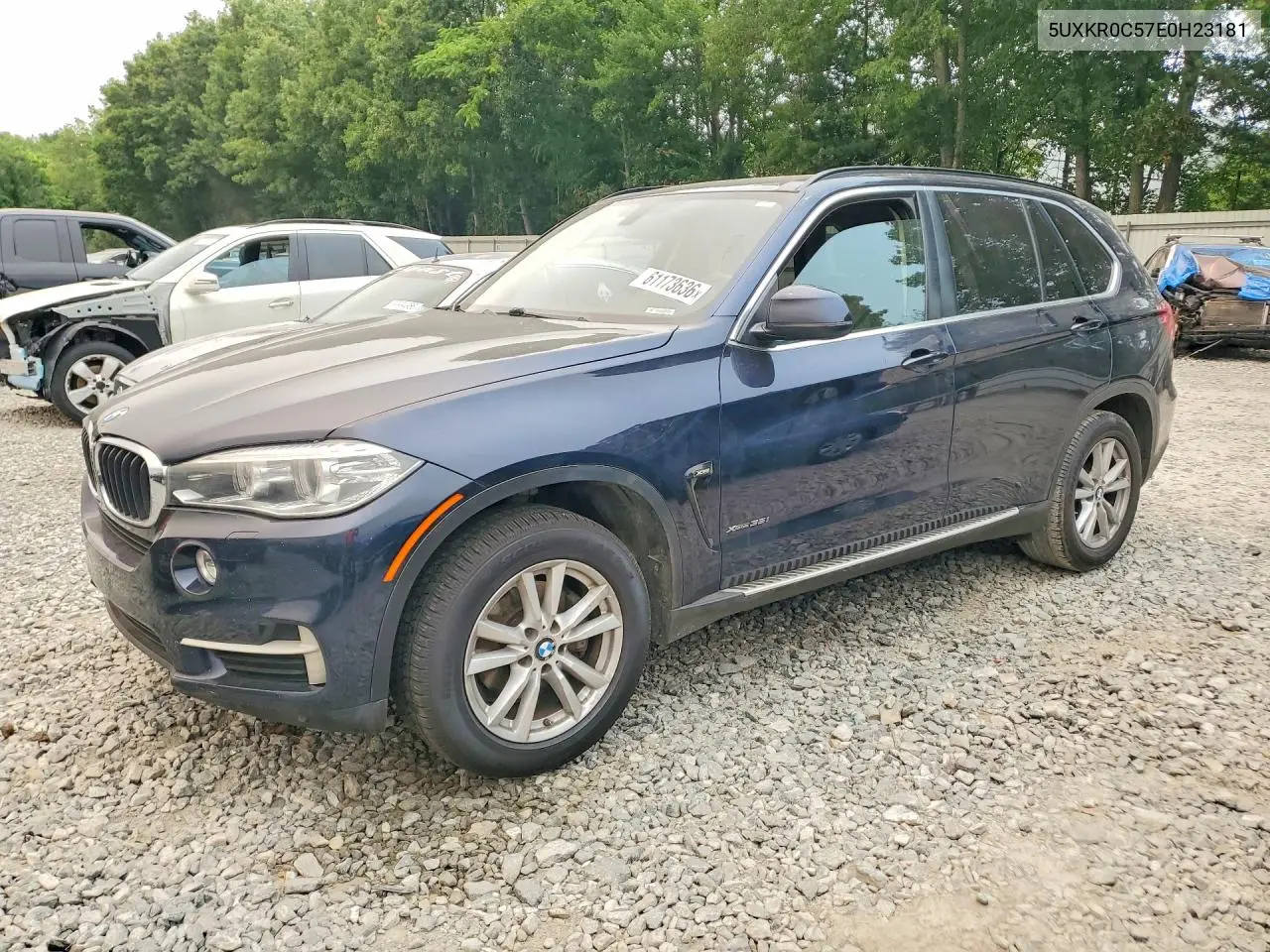 2014 BMW X5 xDrive35I VIN: 5UXKR0C57E0H23181 Lot: 61173636