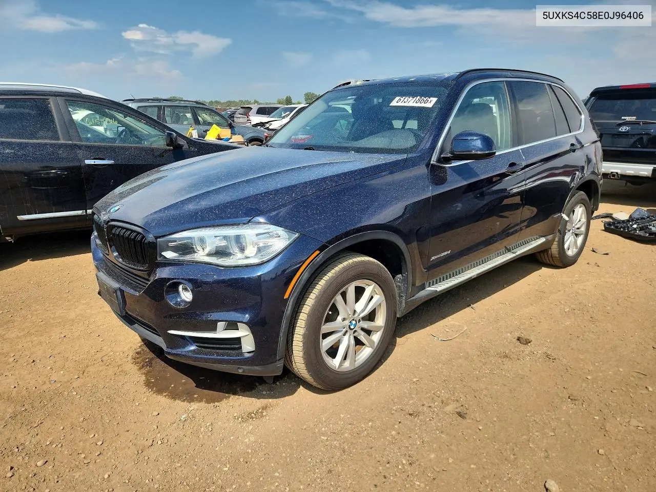 2014 BMW X5 xDrive35D VIN: 5UXKS4C58E0J96406 Lot: 61371866