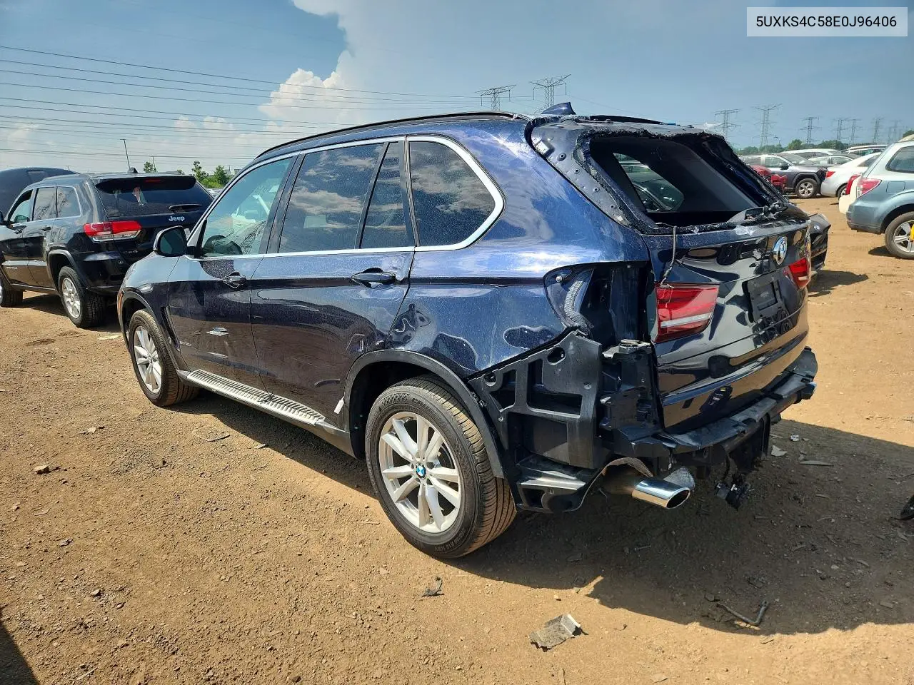 2014 BMW X5 xDrive35D VIN: 5UXKS4C58E0J96406 Lot: 61371866