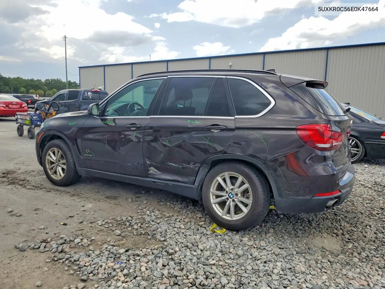 2014 BMW X5 xDrive35I VIN: 5UXKR0C56E0K47664 Lot: 61557326