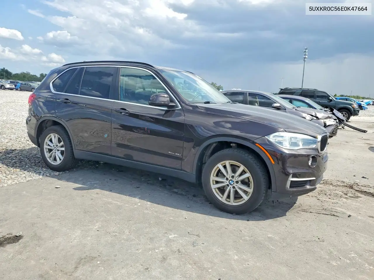2014 BMW X5 xDrive35I VIN: 5UXKR0C56E0K47664 Lot: 61557326