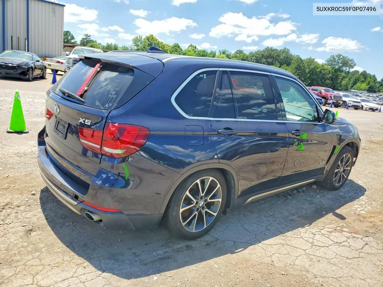 2015 BMW X5 xDrive35I VIN: 5UXKR0C59F0P07496 Lot: 56503026