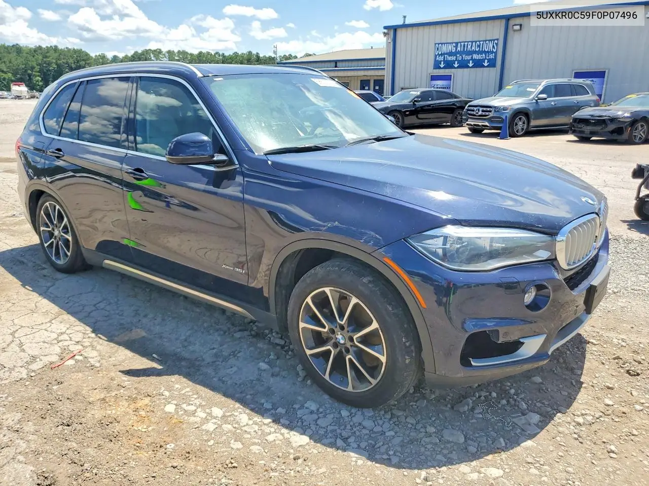 2015 BMW X5 xDrive35I VIN: 5UXKR0C59F0P07496 Lot: 56503026