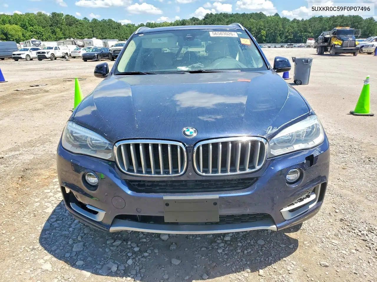 2015 BMW X5 xDrive35I VIN: 5UXKR0C59F0P07496 Lot: 56503026
